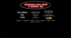 Desktop Screenshot of affordableautopartsandsalvage.com